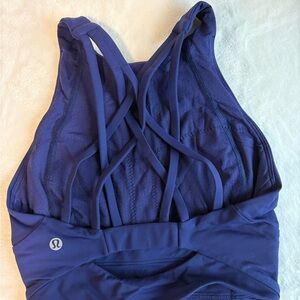 lululemon athletica Women's Purple Strappy Sports Bra
